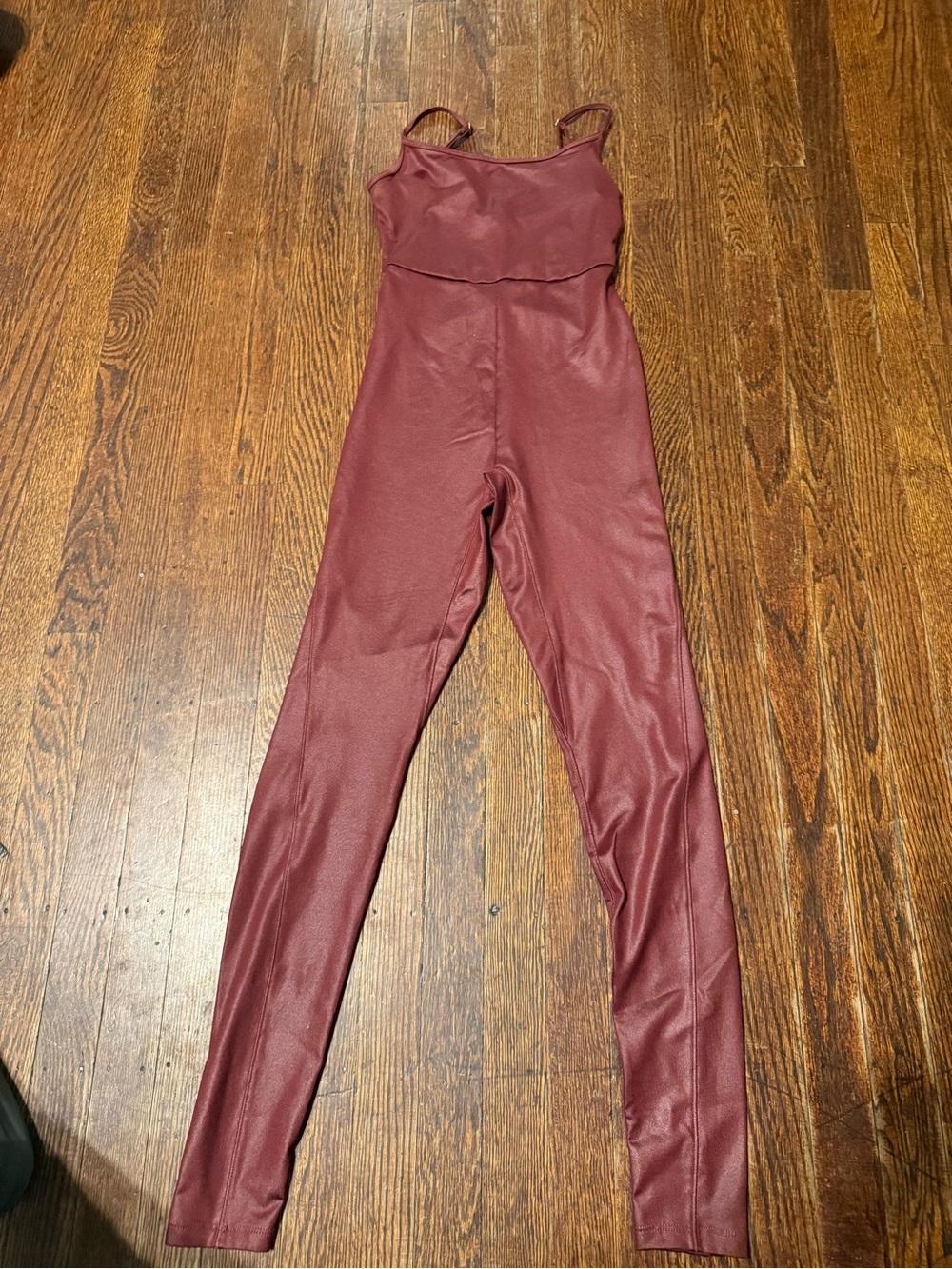 Target/Wild Fable burgundy activewear jumpsuit